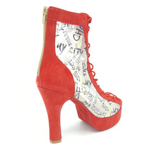 Godiva Chic Red Patent Leather & ABC Mesh Platform LAST ONE SALE!!!