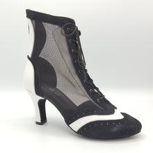 Lady Di Bootie BLACK & WHITE super elegant!