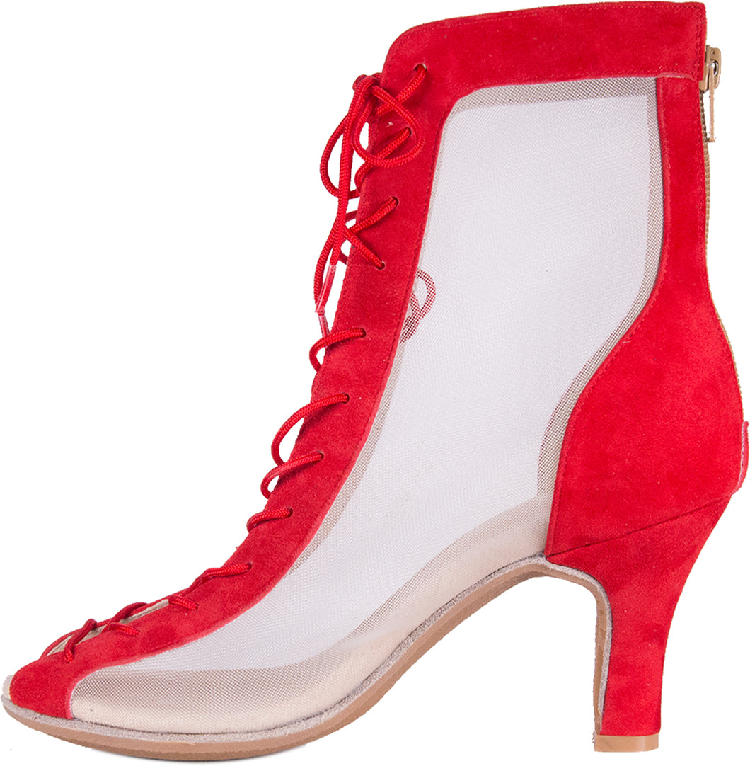 Godiva Chic Dance Boot Red 3