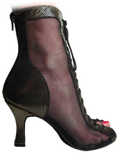 Godiva Chic Dance Boot Gold/Black 2-1/2" Heel