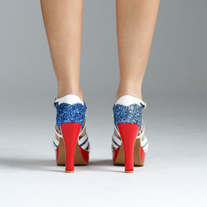 Sapphire RED WHITE and BLUE