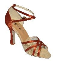 Jizel Mesh Flexi 3" Heel Dark Tan