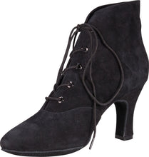 Lady Di Dance Boot White Leather Rubber Sole