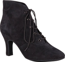 Lady Di Dance Boot White Leather Rubber Sole
