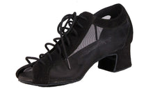 Lady Godiva 1-1/2" Cuban Heel Black Suede